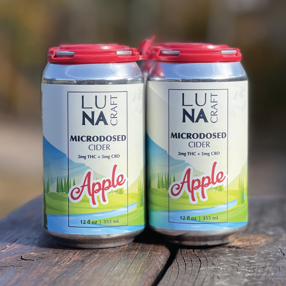 LUNA Microdosed Cider Apple 12 Pack