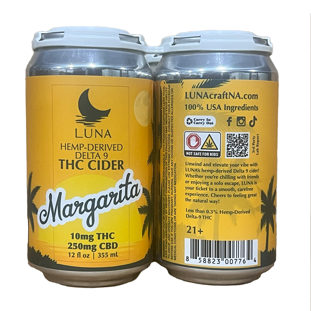 LUNA Margarita Infused Cider 12 Pack